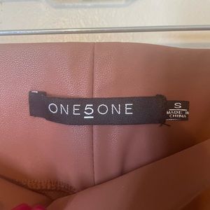 One 5 one faux leather leggings